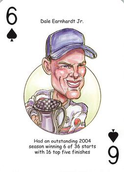 2009 Hero Decks American Racing Heroes Playing Cards #6♠ Dale Earnhardt Jr. Front