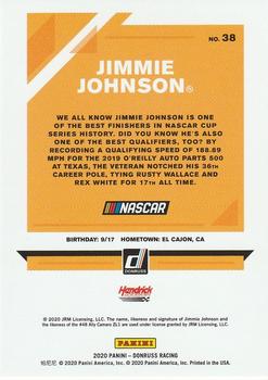 2020 Donruss #38 Jimmie Johnson Back
