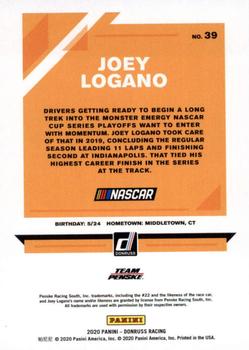 2020 Donruss #39 Joey Logano Back