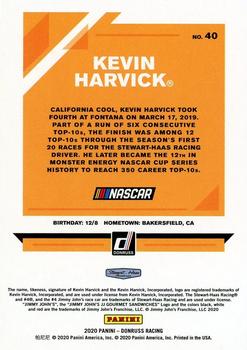 2020 Donruss #40 Kevin Harvick Back