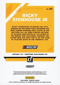 2020 Donruss #50 Ricky Stenhouse Jr. Back