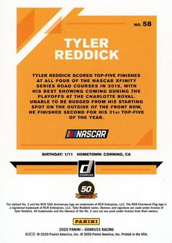 2020 Donruss #58 Tyler Reddick Back
