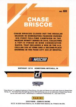 2020 Donruss #60 Chase Briscoe Back