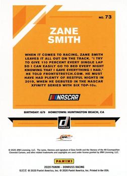 2020 Donruss #73 Zane Smith Back
