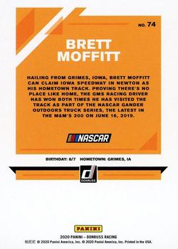 2020 Donruss #74 Brett Moffitt Back