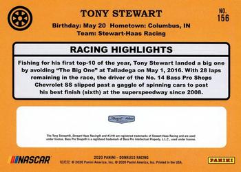 2020 Donruss #156 Tony Stewart Back