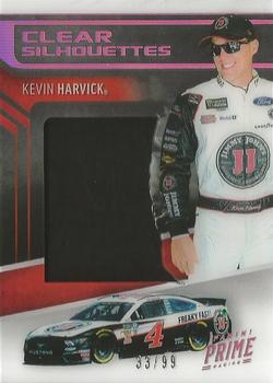 2019 Panini Prime - Clear Silhouettes #CS-KH Kevin Harvick Front