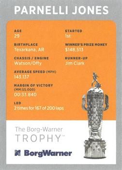 2019 BorgWarner Trophy Cards #NNO Parnelli Jones Back