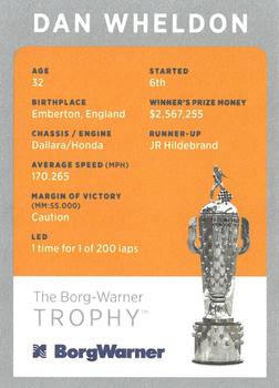 2019 BorgWarner Trophy Cards #NNO Dan Wheldon Back