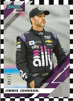 2020 Donruss - Black Numbers #38 Jimmie Johnson Front