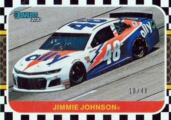 2020 Donruss - Black Numbers #199 Jimmie Johnson Front