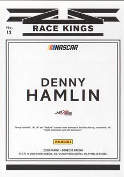2020 Donruss - Blue #12 Denny Hamlin Back