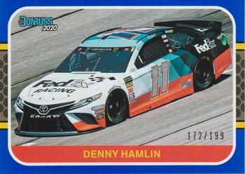 2020 Donruss - Blue #194 Denny Hamlin Front
