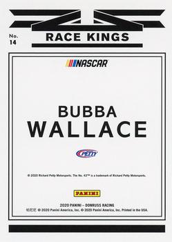 2020 Donruss - Carolina Blue #14 Bubba Wallace Back