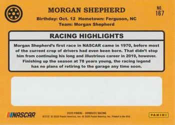 2020 Donruss - Carolina Blue #167 Morgan Shepherd Back