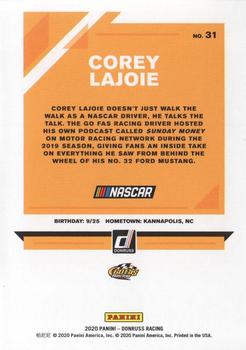 2020 Donruss - Green #31 Corey LaJoie Back