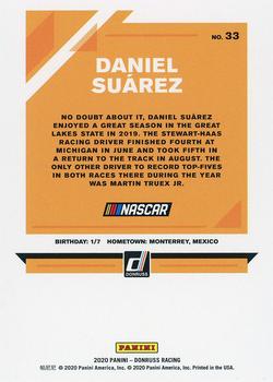 2020 Donruss - Orange #33 Daniel Suarez Back
