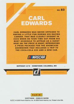 2020 Donruss - Red #83 Carl Edwards Back