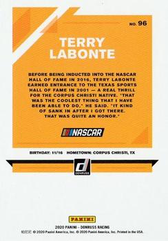 2020 Donruss - Red #96 Terry Labonte Back