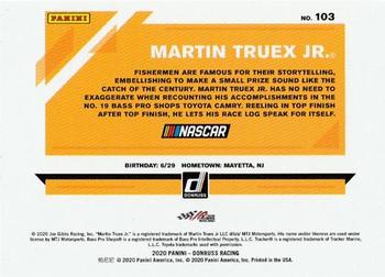 2020 Donruss - Red #103 Martin Truex Jr. Back