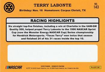 2020 Donruss - Red #143 Terry Labonte Back