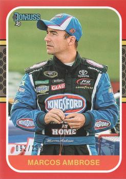 2020 Donruss - Red #173 Marcos Ambrose Front
