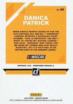 2020 Donruss - Silver #86 Danica Patrick Back
