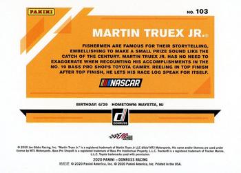 2020 Donruss - Silver #103 Martin Truex Jr. Back