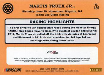 2020 Donruss - Silver #180 Martin Truex Jr. Back