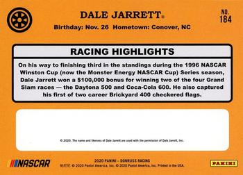 2020 Donruss - Silver #184 Dale Jarrett Back