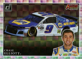 2020 Donruss - Action Packed Checkers #AP5 Chase Elliott Front