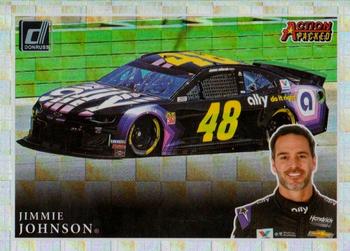 2020 Donruss - Action Packed Checkers #AP6 Jimmie Johnson Front