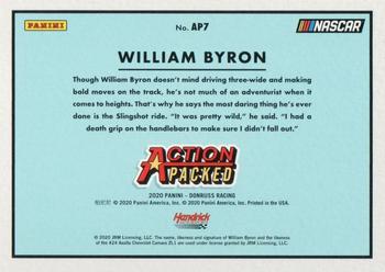 2020 Donruss - Action Packed Checkers #AP7 William Byron Back
