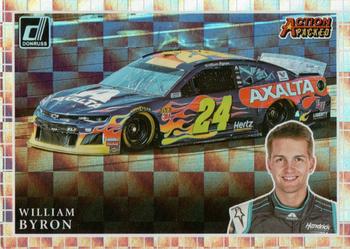 2020 Donruss - Action Packed Checkers #AP7 William Byron Front