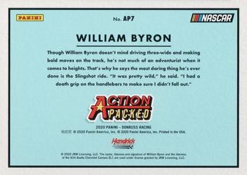 2020 Donruss - Action Packed Holographic #AP7 William Byron Back