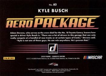 2020 Donruss - Aero Package #A3 Kyle Busch Back