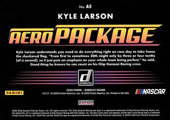 2020 Donruss - Aero Package #A5 Kyle Larson Back