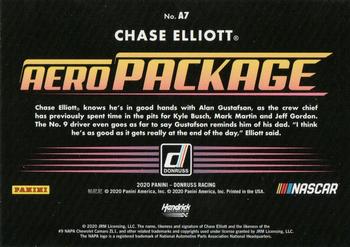 2020 Donruss - Aero Package Checkers #A7 Chase Elliott Back