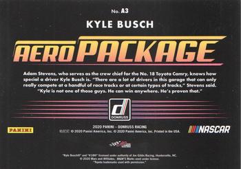 2020 Donruss - Aero Package Holographic #A3 Kyle Busch Back