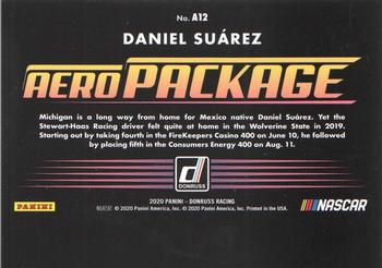2020 Donruss - Aero Package Holographic #A12 Daniel Suarez Back