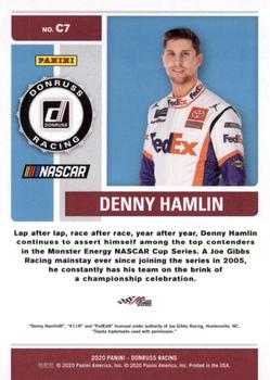 2020 Donruss - Contenders Ticket #C7 Denny Hamlin Back