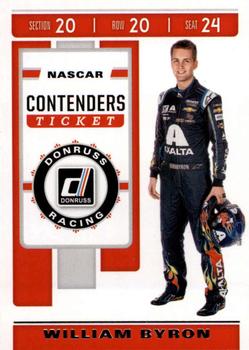 2020 Donruss - Contenders Ticket #C9 William Byron Front