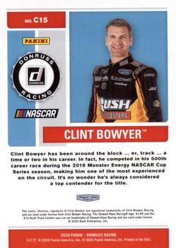 2020 Donruss - Contenders Ticket #C15 Clint Bowyer Back