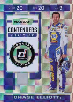 2020 Donruss - Contenders Ticket Checkers #C6 Chase Elliott Front