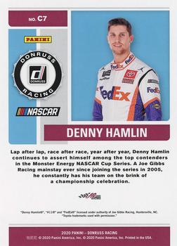 2020 Donruss - Contenders Ticket Checkers #C7 Denny Hamlin Back