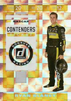2020 Donruss - Contenders Ticket Checkers #C10 Ryan Blaney Front