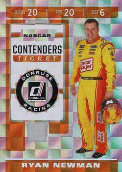 2020 Donruss - Contenders Ticket Checkers #C13 Ryan Newman Front