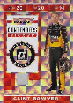 2020 Donruss - Contenders Ticket Checkers #C15 Clint Bowyer Front