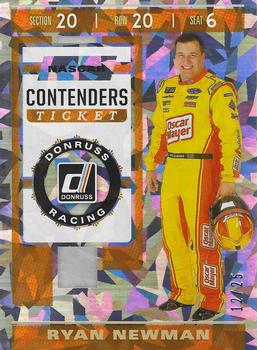 2020 Donruss - Contenders Ticket Cracked Ice #C13 Ryan Newman Front