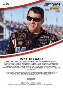 2020 Donruss - Dominators #D2 Tony Stewart Back